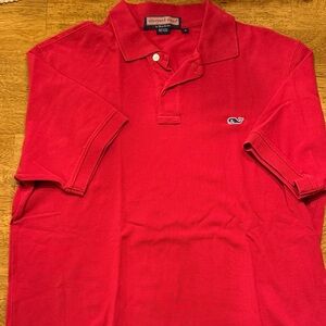 Vineyard Vines Classic Red Polo Shirt